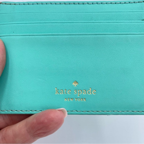 Kate Spade Wallet/Card Holder OS Tiffany Blue - Picture 3 of 15